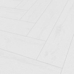 Виниловый пол Falquon The Floor  Herringbone White D2935 HB 740x148x6мм