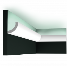 Лепнина Orac Axxent DUROPOLYMER® C362 Профиль для скрытого освещенияCurve 50x50x2000мм