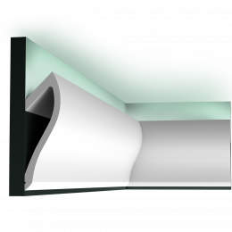 Лепнина Orac Axxent DUROPOLYMER® C371 Профиль для скрытого освещения Shade 58x185x2000мм